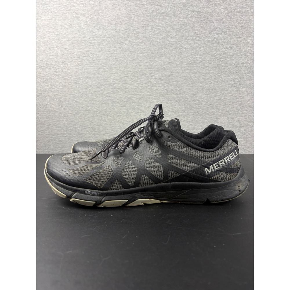 Merrell Bare Access Flex J48871 Size 9 Black Gray Minimalist Trail Running Shoes